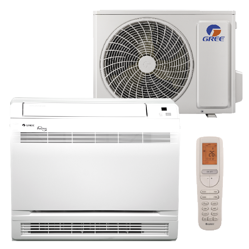 Gree Console 12 gulvmodel og standardmontering