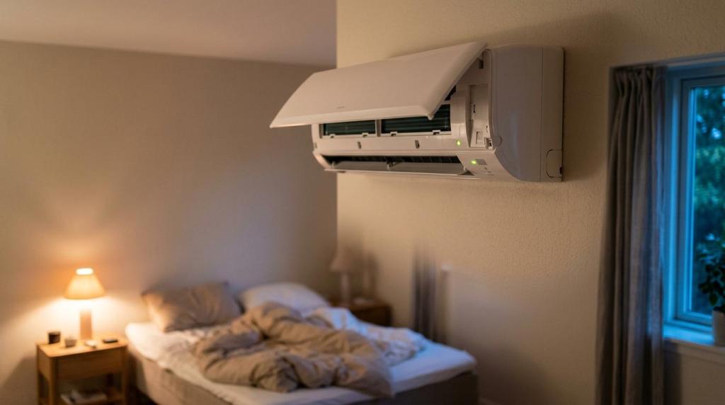 aircondition til soveværelse lydsvag
